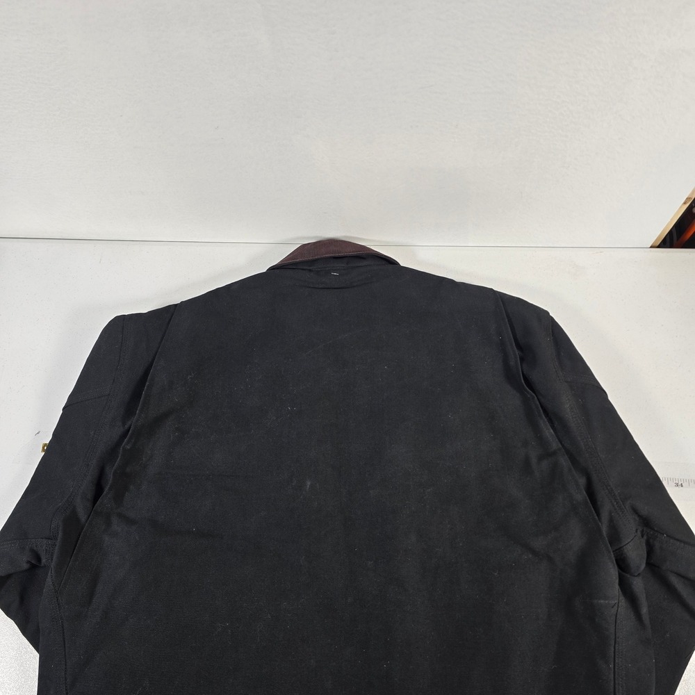 NWT‎ VTG Carhartt J01 BLK Duck Detroit Jacket Blanket Lined Black 56 3XL - Picture 4 of 10